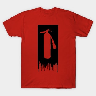 Dripy color extinguisher graffiti Design T-Shirt